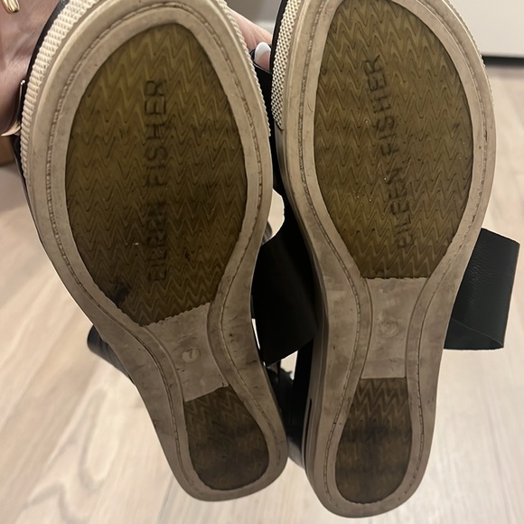 Eileen Fisher Tumbled Leather Sneaker Sandal - Picture 3 of 4